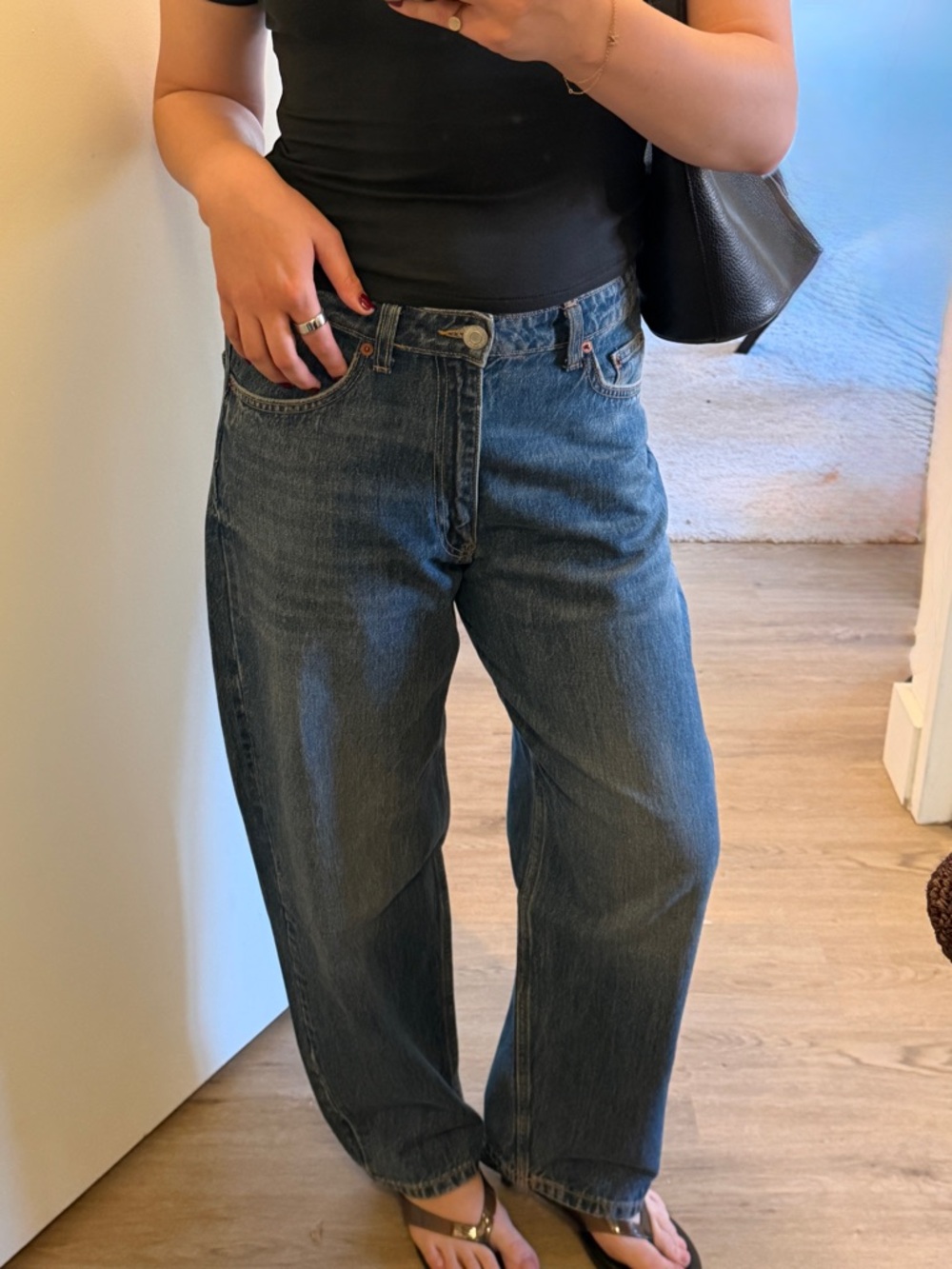 Zara Straight-Leg Jeans size 6/8